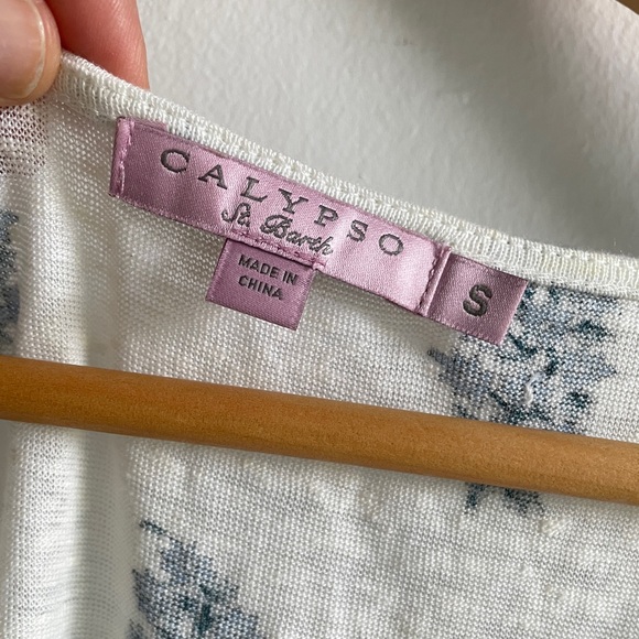 Calypso lightweight patterned tee shirt. - Picture 4 of 5